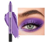 Pearlescent Silkworm Eyeshadow Pencil Crayon Lasting Waterproof and Not Blooming Shiny Pearlescent Gel Pen 12 Color Eye Shadow Pen(Pearly Purple)