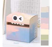 Pearlescent Sticky Notes, Gradient Pull-Out Design for Students, High-Adhesion & Aesthetic Stationery Stylish, Attractive and Practical, Suitable for Daily Study and Life 1