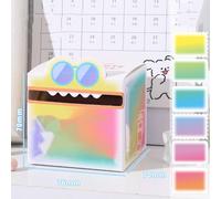Pearlescent Sticky Notes, Gradient Pull-Out Design for Students, High-Adhesion & Aesthetic Stationery Stylish, Attractive and Practical, Suitable for Daily Study and Life 7