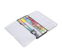 Pearlescent Watercolor Paint Set - Vibrant Colors, Water - Soluble, Easy Mixing for Art Projects + Portable Iron Box Case with Carry Handle for Artists & Hobbyists (type 3)