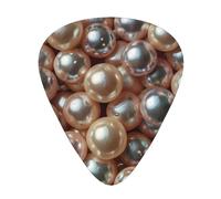 pearlGuitar Picks, 12-Piece Pattern Set, Three Different Thicknesses for Acoustic Electric Guitar and Other Instruments
