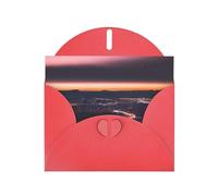 Pearlized Greeting Card with Envelope Blank Notecard for Thank You Invitations Sympathy Night Sky Print