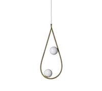 PEARLS 65 Pendant Brass/Opal