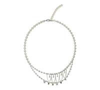 Pearls and Zirconia Waist Accessory Suitable for Various Fashion Styles Wedding Pearls Waistband
