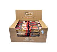 PEARL'S CHERRY BAKEWELL FLAPJACKS (Case of 24) - High Energy Bars, Oat Bars Soft | Multipack, Great Snack