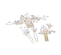 Pearls Crystal Hair Combs Wedding Bridal Clip Hair Pins Stage Performances Hairband Ethnic Styles Headpiece Women Gift Bridal Accessories