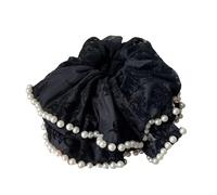 Pearls Hair Rope Hair Bun Scrunchies Elastic Hair Rope Hair Scrunchy Vintage HairBands Female Accessories
