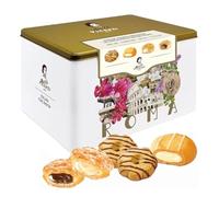 Pearls Trading Vicenzi Matilde ROMA Italian Biscuit Assortment, 907g Tin, Creme Pastries Biscuits Gift Tin Set