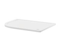 Pearlstone Left Hand Offset Quadrant Shower Tray | White | Acrylic/Stone Resin | 1200mm x 900mm x 40mm