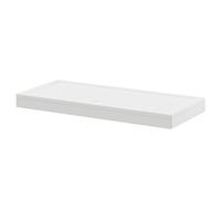 Pearlstone Rectangular Shower Tray and Plinth | White | Acrylic/Stone Resin | 1700mm x 760mm x 40mm
