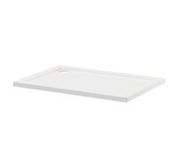 Pearlstone Rectangular Shower Tray | White | Acrylic/Stone Resin | 1100mm x 760mm x 40mm