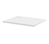 Pearlstone Rectangular Shower Tray | White | Acrylic/Stone Resin | 1100mm x 800mm x 40mm
