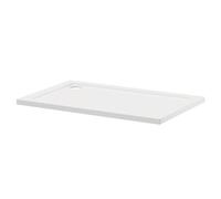 Pearlstone Rectangular Shower Tray | White | Acrylic/Stone Resin | 1200mm x 760mm x 40mm