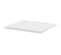 Pearlstone Rectangular Shower Tray | White | Acrylic/Stone Resin | 900mm x 800mm x 40mm