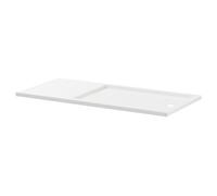 Pearlstone Rectangular Walk In Shower Tray | White | Acrylic/Stone Resin | 1700mm x 800mm x 40mm