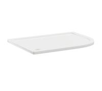Pearlstone Right Hand Offset Quadrant Shower Tray | White | Acrylic/Stone Resin | 1200mm x 900mm x 40mm