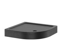 Pearlstone Slate Quadrant Shower Tray and Plinth | Slate Grey | Acrylic/Stone Resin | 800mm x 800mm x 40mm