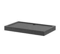 Pearlstone Slate Rectangular Shower Tray and Plinth | Slate Grey | Acrylic/Stone Resin | 1500mm x 900mm x 40mm