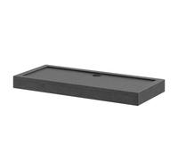 Pearlstone Slate Rectangular Shower Tray and Plinth | Slate Grey | Acrylic/Stone Resin | 1600mm x 700mm x 40mm