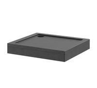 Pearlstone Slate Rectangular Shower Tray and Plinth | Slate Grey | Acrylic/Stone Resin | 900mm x 800mm x 40mm