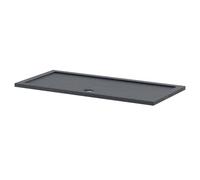 Pearlstone Slate Rectangular Shower Tray | Slate Grey | Acrylic/Stone Resin | 1700mm x 800mm x 40mm
