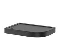 Pearlstone Slate Right Hand Offset Quadrant Shower Tray and Plinth | Slate Grey | Acrylic/Stone Resin | 1200mm x 800mm x 40mm