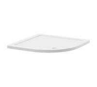 Pearlstone Slip Resistant Quadrant Shower Tray | White | Acrylic/Stone Resin | 900mm x 900mm x 40mm