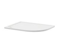 Pearlstone Slip Resistant Right Hand Offset Quadrant Shower Tray | White | Acrylic/Stone Resin | 1200mm x 900mm x 40mm