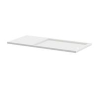 Pearlstone Slip Resistant Walk In Shower Tray | White | Acrylic/Stone Resin | 1700mm x 800mm x 40mm