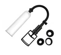 Pearlsvibe Manual Vacuum Pump, Manual Vacuum Pump for Men Private Parts Massage Care, Enlarger Extender Device with 3pcs Suction Sleeves, Adult Male Sex Toys for Men Stronger Bigger Erections