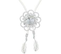 PEARLY JUN Bolo Tie for Men Women Rhinestone Cowboy Bling Men Bolo Tie Western Cowboy Tie Western Leather Country Style String Wear for Men's and Women's Shirt Vest