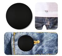 PEARLY JUN Button Covers 18 Sets Black Buttons for Crafting, Silicone Buttons Covers for Jeans to Prevent Holes, Apply to Women Men Suitable DIY and Holiday Decoration Embellishments