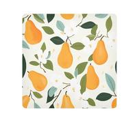 Pears Flowers Camera Wrap Cloth, Squares Magic Self-Adhesive Cloth for Lens Camera Anti-Scratch Lens Protector Makeup Wrap Cloth Bag 17.7" x 17.7"