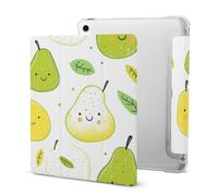 Pears Fruit Pattern Slim Tablet Cases Compatible with iPad Series With Pencil Holder Protective Cover Compatible with IPAD 2020 AIR 4 （10.9in）