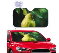 Pears On The Tree Car Windshield Sun Shade Personalized Window Sunshades Foldable Sun Heat Uv Rays Visor Protector Car Accessories to Keep Your Vehicle Cool for Universal Cars SUV Truck 55x29.9 Inch
