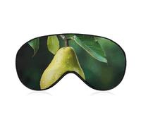 Pears on The Tree Sleep Mask Comfort Travel Eye Masks with Adjustable Elastic Strap Soft Funny Block Light Sleep Eye Cover for Side Sleeper for Nap Men Women Gift