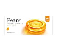 Pears Pure and Gentle Bathing Bar, 125g (Buy 4 Get 1 Free)