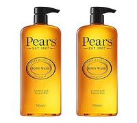 Pears Pure & Gentle Body Wash - Soap-free Cleanser - Nourishing Gel with 98% Pure Glycerin & Natural Oils - for Glowing Skin 10x More Moisturiser - Beauty Bath for Moisturising Care - 750ml (2 Pack)