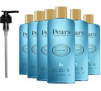 Pears Pure & Gentle Body Wash with Fresh Mint Extract 250ml 6 Pack + Pump