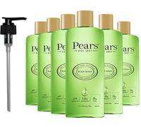 Pears Pure & Gentle Body Wash with Lemon Flower Extract 250ml 6 Pack + Pump