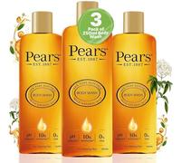 Pears Pure & Gentle Shower Gel - 10× More Moisturizing Cream with Pure Glycerin, Natural Oils, Soapless Formula, Natural Extract for Radiant Skin - Set 3×250 ml
