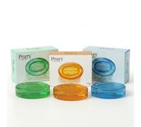 Pears Transparent Hand Soap Bar Set of 3 - Essential Oil (75g), Lemon Flower Extracts (125g), Mint Extracts (125g)