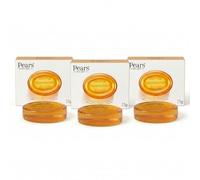 Pears Transparent Hand Soap Bar Set of 3 - Natural Glycerin Soap with Essential Oils, Mild Gentle Soap for Sensitive Skin, Moisturizing Body Face Soap Bar, Lavender Rosemary Thyme 3x75g