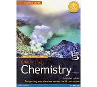 Pearson Baccalaureate Chemistry Higher Level 2nd Edition Print and Online Edition for the IB Diploma (Pearson International Baccalaureate Diploma: International Editions) by Catrin Brown (Student Edition, 24 Apr 2014) Paperback