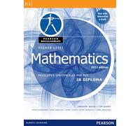 Pearson Baccalaureate Higher Level Mathematics second edition print and ebook bundle for the IB Diploma: Industrial Ecology (Pearson International Baccalaureate Diploma: International Editions)