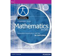 Pearson Baccalaureate Standard Level Mathematics Revised 2012 print and ebook bundle for the IB Diploma: Industrial Ecology (Pearson International Baccalaureate Diploma: International Editions)