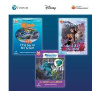 Pearson Bug Club Disney Reception Pack A, including decodable phonics readers for phases 1 to 3; Finding Nemo: First Day at Sea School, Frozen 2: Get ... and Monsters, Inc: The Growl and the Howl