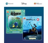 Pearson Bug Club Disney Year 2 Pack A, including Orange and Turquoise book band readers; Finding Dory: The Lost Otter, Wall-E: Robot Love