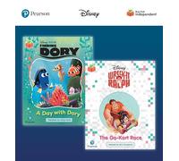 Pearson Bug Club Disney Year 2 Pack B, including Orange and Purple band readers; Finding Dory: A Day with Dory, Wreck-It Ralph: The Go-Kart Race