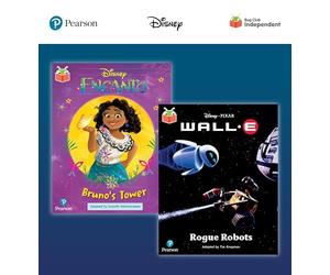 Pearson Bug Club Disney Year 2 Pack C, including Turquoise and Gold book band readers; Encanto: Bruno's Tower, Wall-E: Rogue Robots